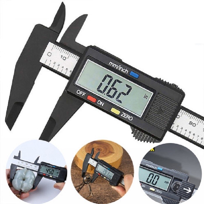 

Sigmat Digital Stainless Vernier Caliper Jangka Sorong Alat Ukur 6inch