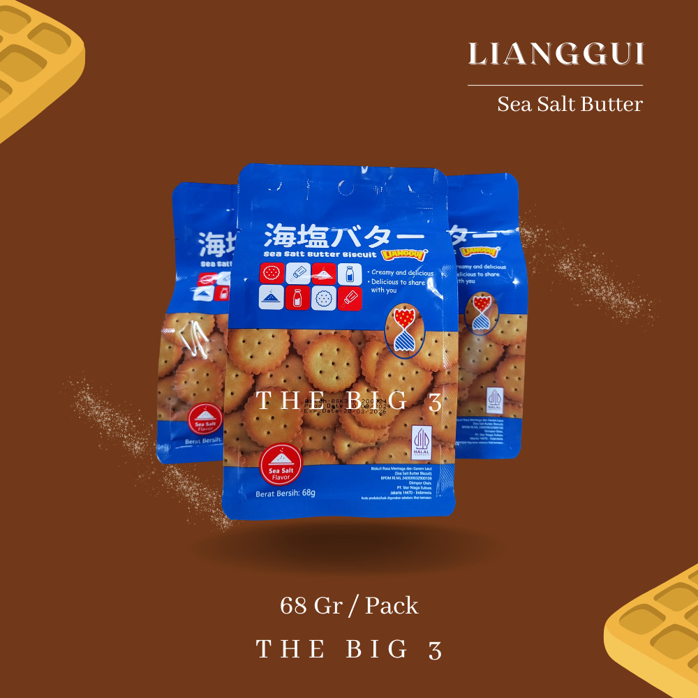 

Lianggui Sea Salt Butter Berat Bersih 68g / Pack - TBTHOME