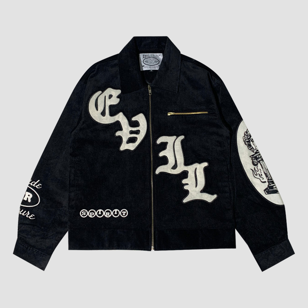 EVILSPIRIT WORK JACKET -  LIORA BLACK UNISEX