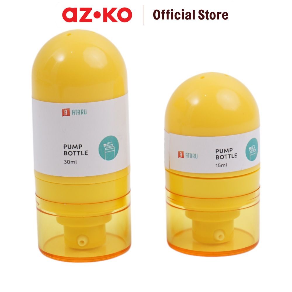 AZKO Ataru 30 ml Botol Cairan Pump Upside Down Random Multifunctional Pump Bottle Wadah Sabun Sampo 
