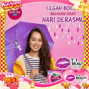 LAURIER Active Day Super Maxi Non | Wing Active Day Pembalut | Tnt Beauty Shop