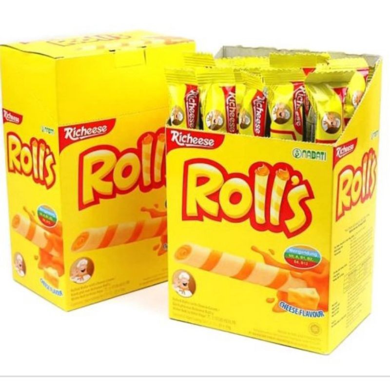 

Nabati Rolls Rasa Coklat Recheese Keju 1 Pak Isi 20 Griya Snack pusat grosir