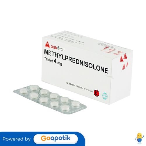 Methylprednisolone 4 Mg Ogb Dexa Medica Box 100 Tablet