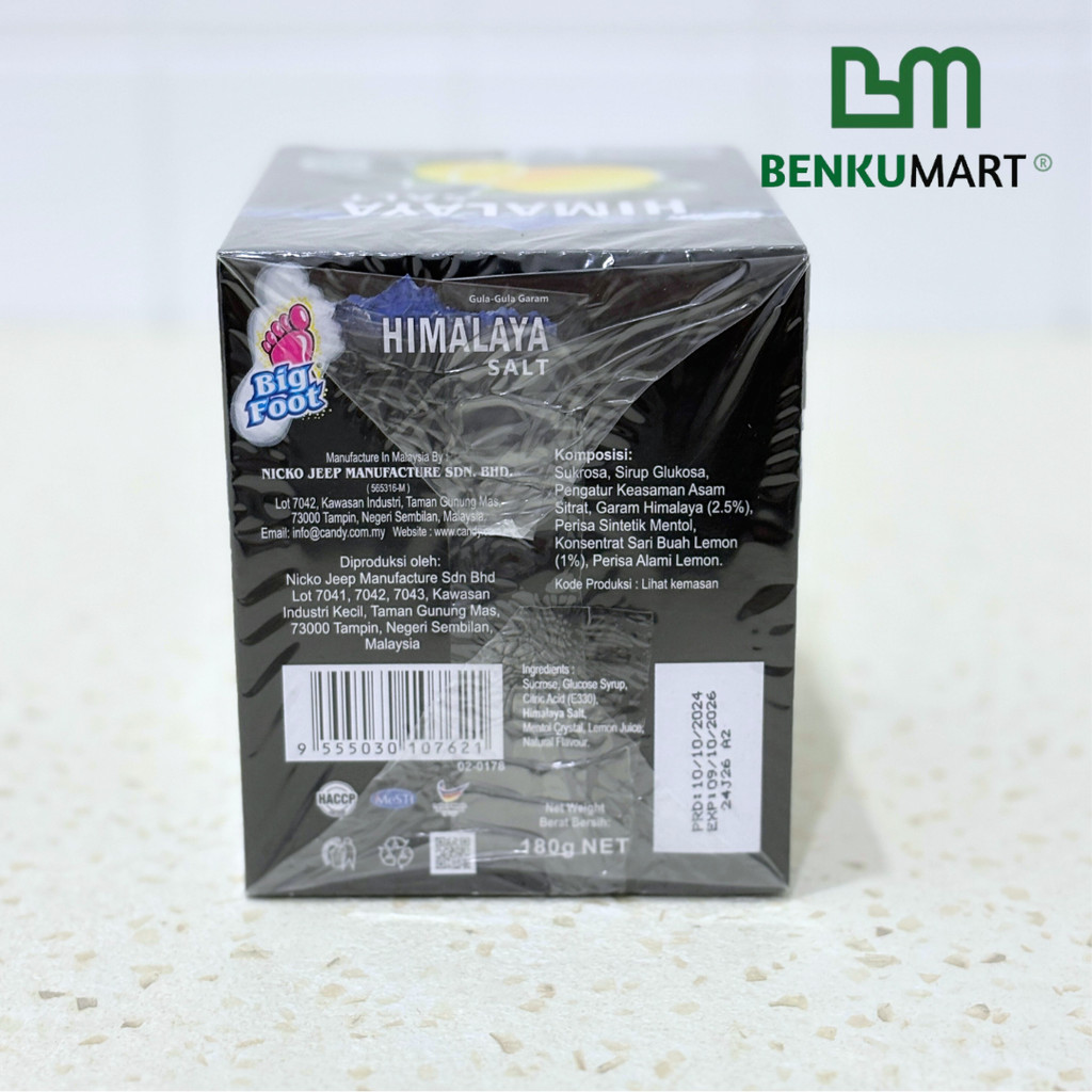

bGF [BOX] Permen Himalaya Salt Candy (12 x 15 Gr) Himalaya Mint Candy Lemon Flavour [BOX]