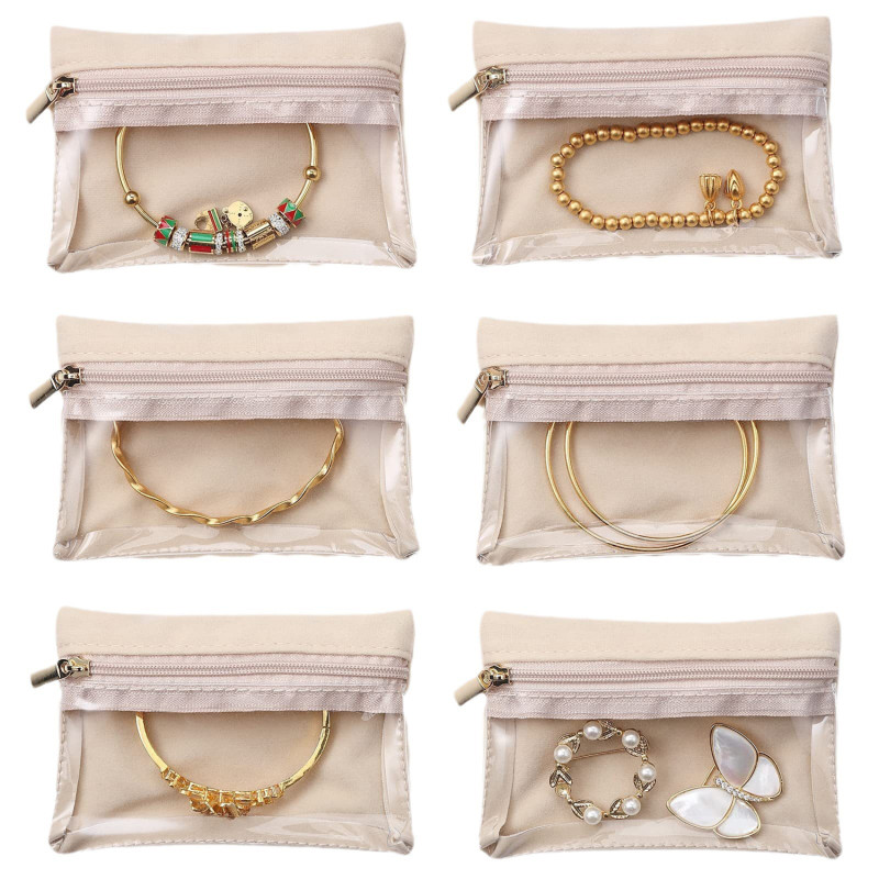 

6PCS Jewelry Packaging Bag Jewelry Storage Bag Container Necklace Jewelry Watch Storage Bag Jewelry Display Storage Products