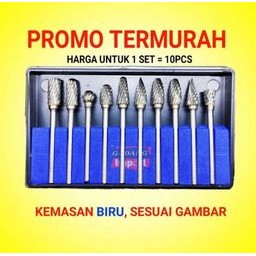 [1set isi 10] Fraser bur straight carbide Dental carbide Fraser burs serbaguna