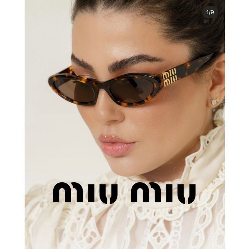 Kacamata Sunglasses Wanita Fashion Miumiu Shella Authentic MIUMIU 6149  & Free Cleaners