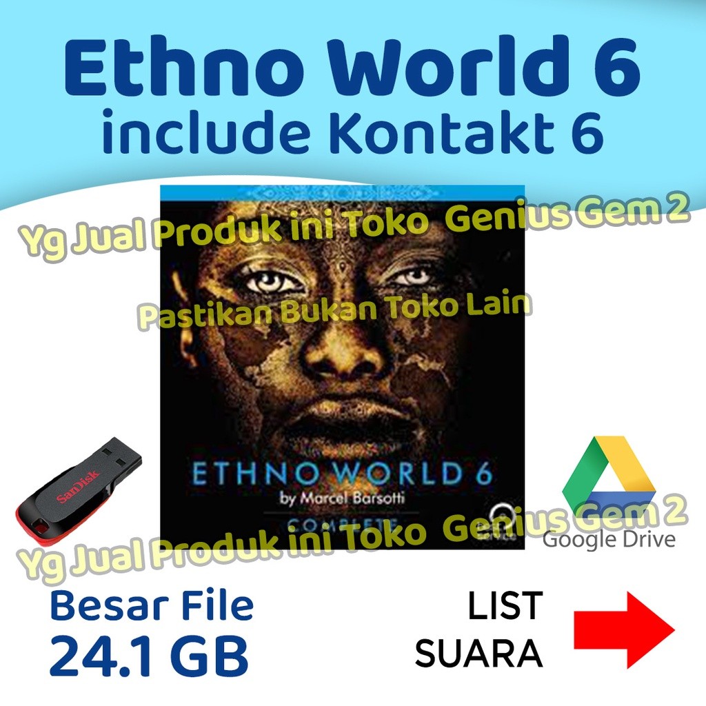 Ethno World Kontakt6 Gamelan VST Gendang