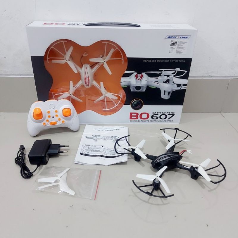 Promo RC Drone BO 607 Remote Control 6 CH - Helikopter Remot Kontrol Anak Murah Edukatif