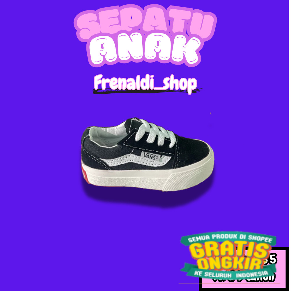 Vans Oldskool Anak / Vans Anak Anak / Sepatu Anak Vans Kids / Vans Anak Perempuan / Vans Kids/ marun