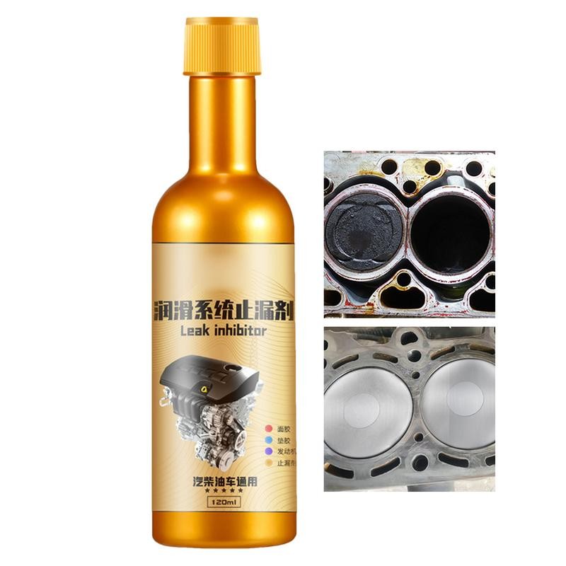 Engine Oil Leak Sealer 120ml Oil Burning Leak Repair Liquid Lubrication Activator Leak Stop Agent Se