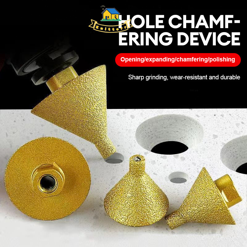 Mata CNC Router Diamond Chamfer Profil Batu Granit Marmer Nisan Kaca / Mata Profil Keramik Granit Bu