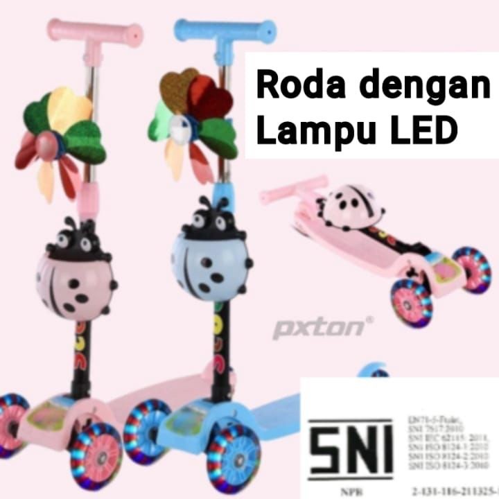 JT58OL Scooter  Anak roda nyala Otoped/ Kickboard Skuter SKUTER ANAK RODA 3 / OTOPED / Sepeda anak r