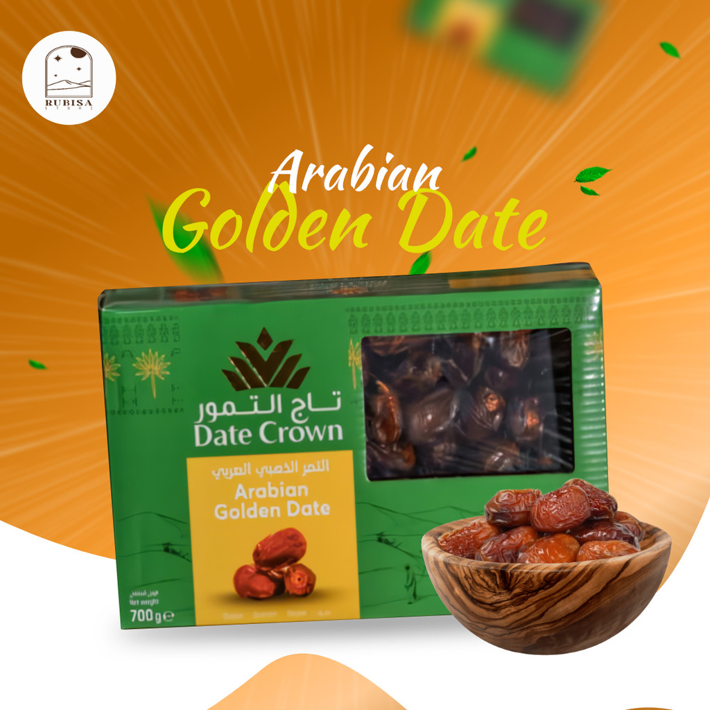 

Arabian golden dates - date crown - kurma arabian date crown 700 gr