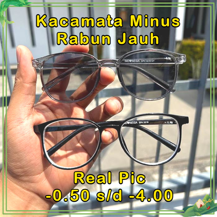 Kacamata Minus Pria Wanita - Kacamata Rabun Jauh - Kacamata Baca Minus - Kacamata Baca Rabun Jauh - 
