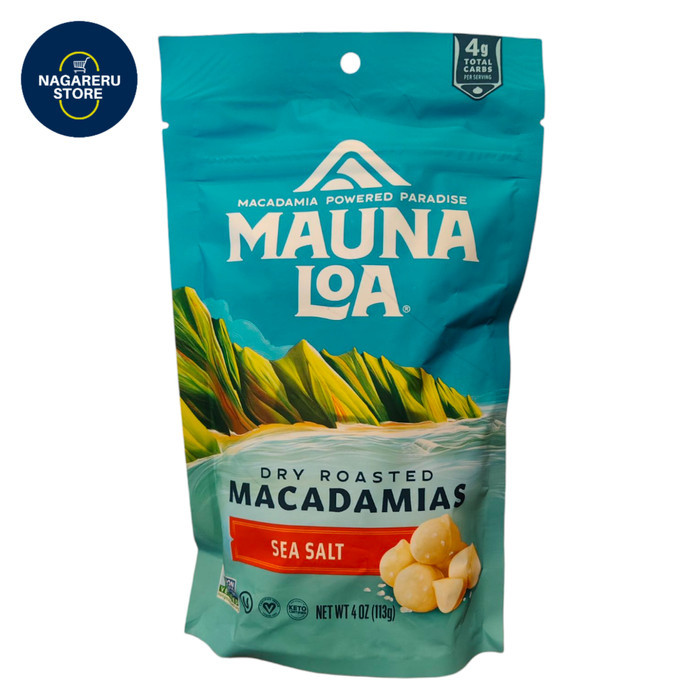 

Mauna loa dry roasted macadamias sea salt 113gr
