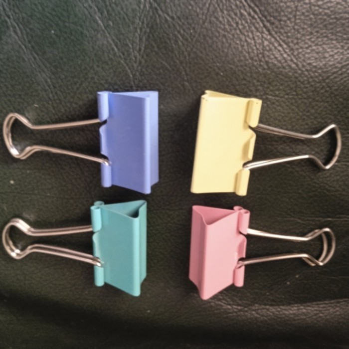 

Klip Binder / Paper Clip Penjepit Kertas File Warna (3cm)