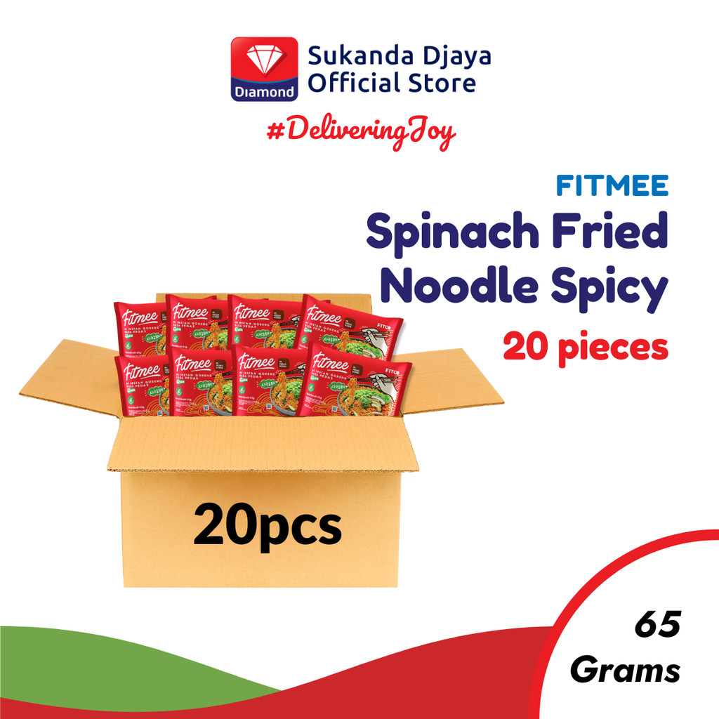 

Fitmee Mie Bayam Goreng Pedas 1 Karton