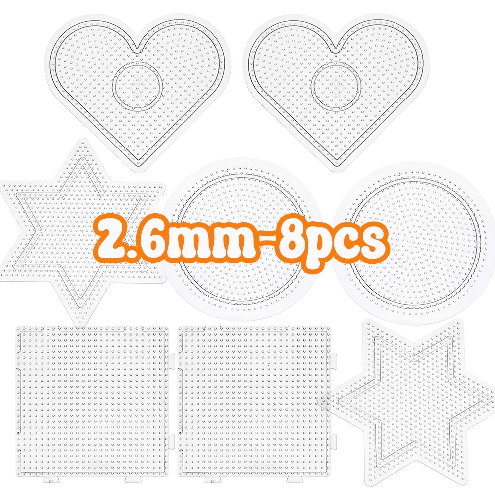 

2.6 Mm Manik Sekering Pegboard Plastik Manik Papan 12000 Buah Templat Manik-manik Isi Ulang Perlengkapan Manik-manik Untuk Manik-manik Kerajinan Manik Fuse Pegboard Proyek