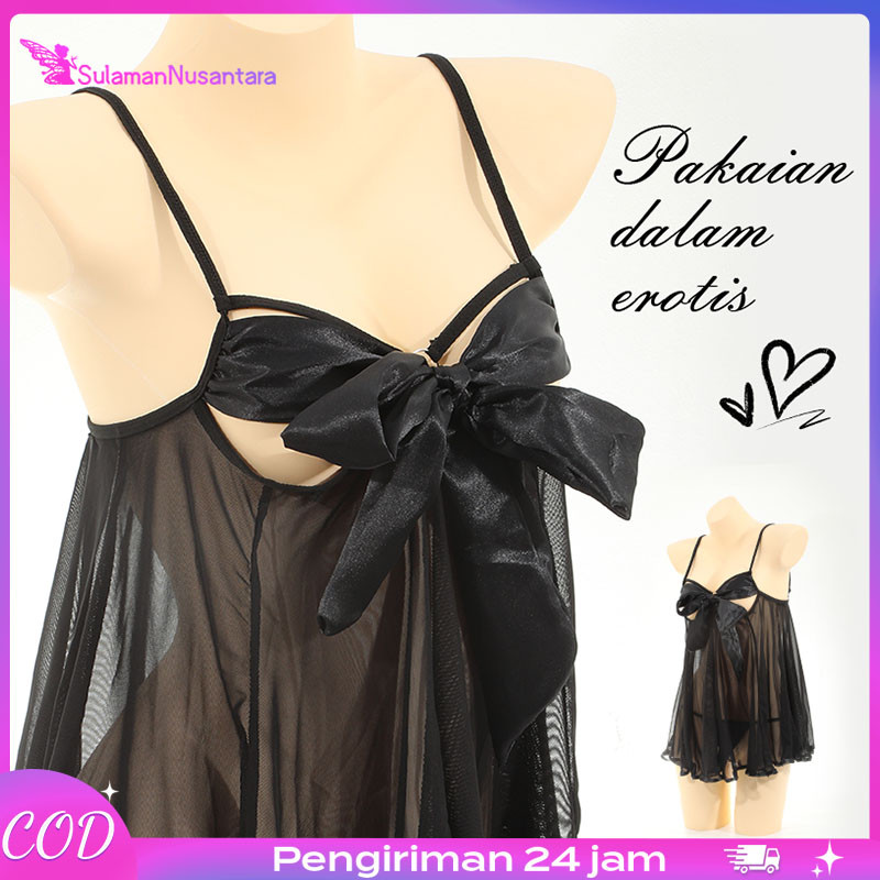Baju Tidur Sexy/Lingerie Uniform Suit/ Hot lingerie/ SUper sexy Lingerie/ Sexy Transpan/Sexy Lingeri