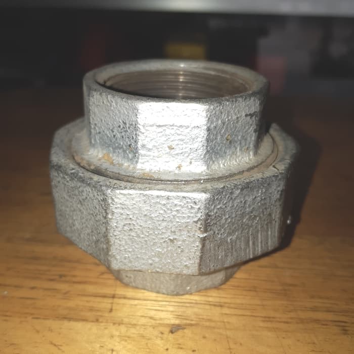 Watermur 1 1/4" Galvanis - Water Mur Besi Watermor Mur 1.25 1,25