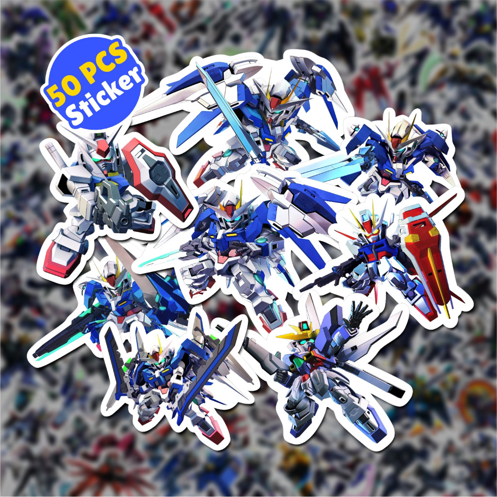 

Stiker Gundam / Vinyl Waterproof Anti Air / Sticker Buku Journal Koper Motor Casing HP Laptop Tumbler Botol Minum Sepeda IPad Tablet Polaroid Kulkas