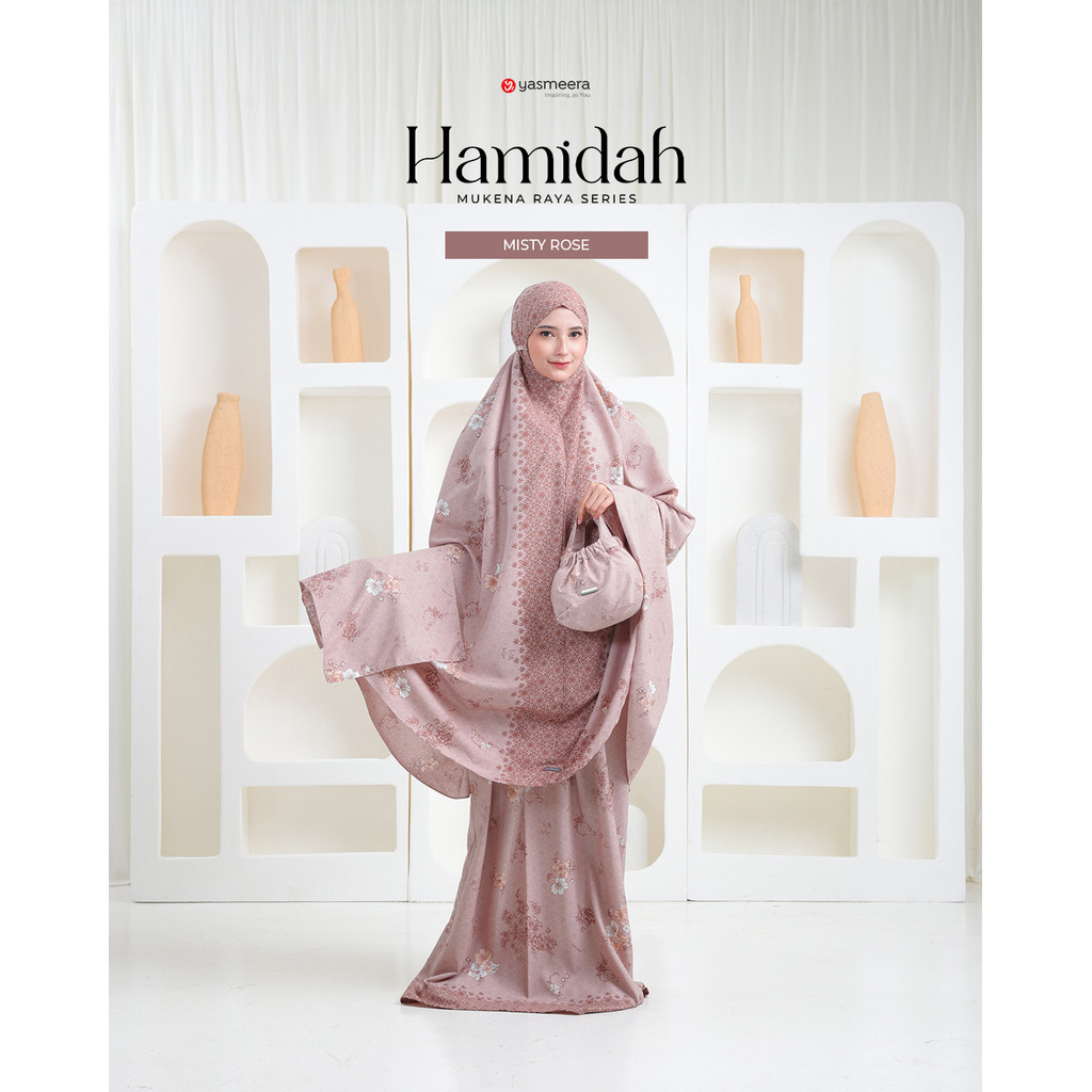 Gallery Muslim Bandung Mukena Hamidah Ukuran Jumbo dan Standard Premium by Yasmeera Original Branded