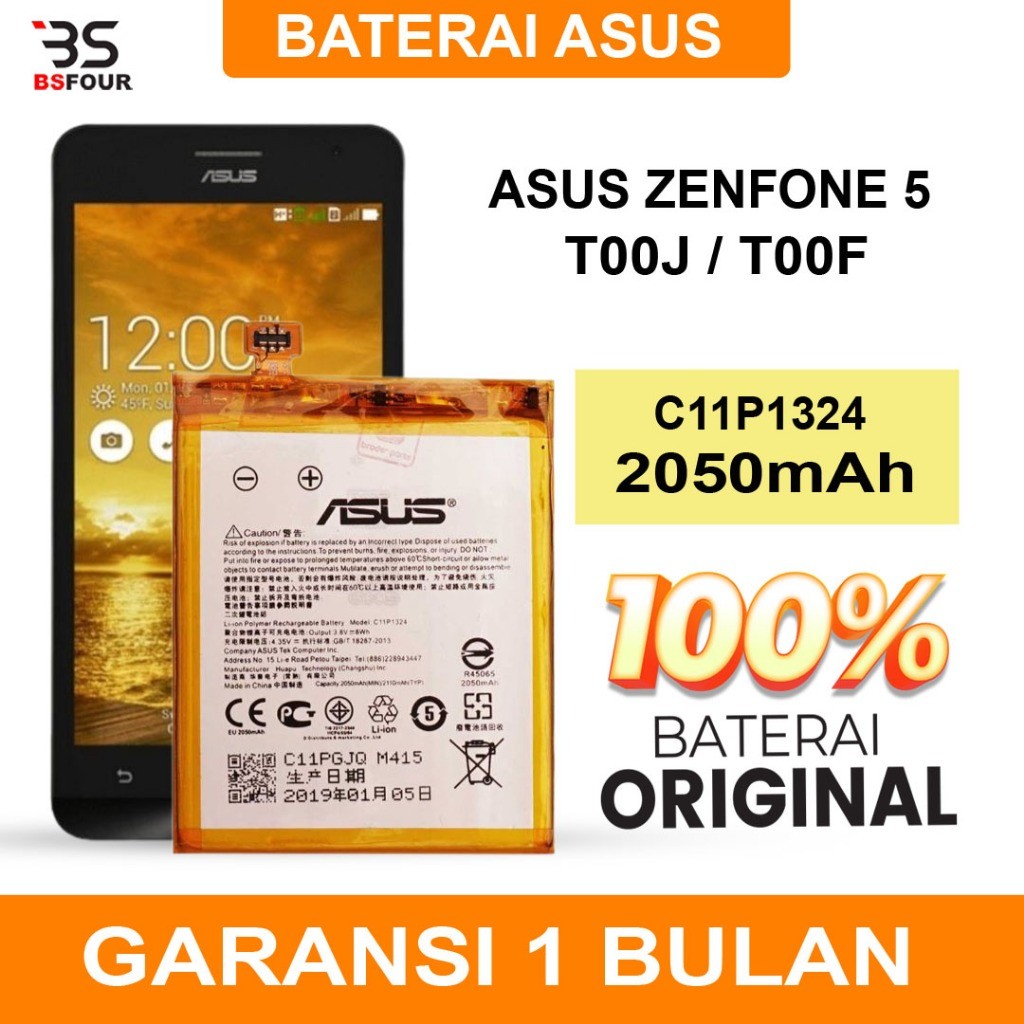 BATERAI BATRE ASUS ZENFONE 5 / T00J / T00F / C11P1324 ORIGINAL