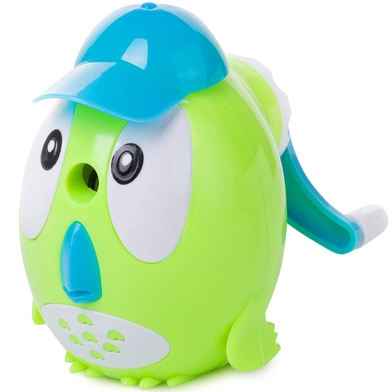 

Pencil Sharpener, Owl Shaped Sharpener with Hat, Pencil Sharpener for Kids, Manual Pencil Sharpener for Colored Pencils