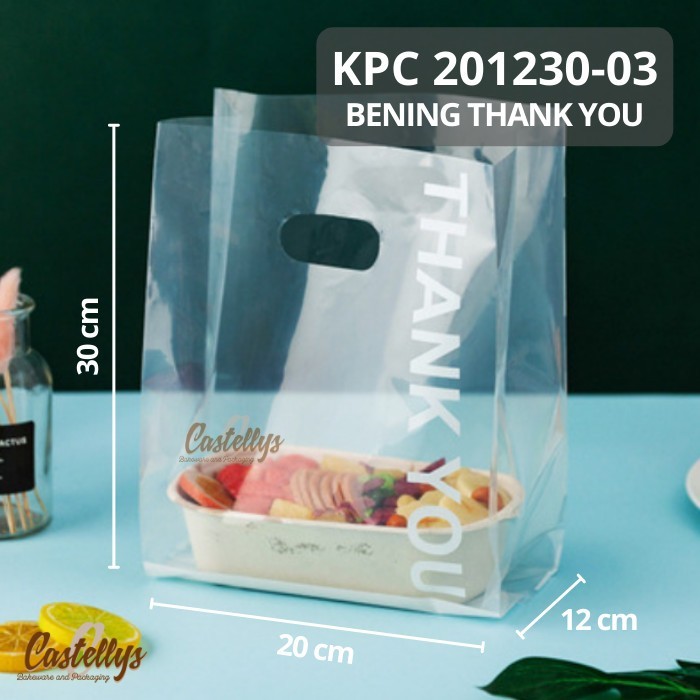 

Kantong Kresek Tas Plastik KPC Thank You Shopping Goodie Bag Import - KPC201230-03