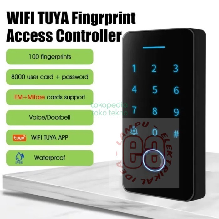 

Fingerprint Standalone RFID 13.56Mhz Waterproof Murah Berkwalitas