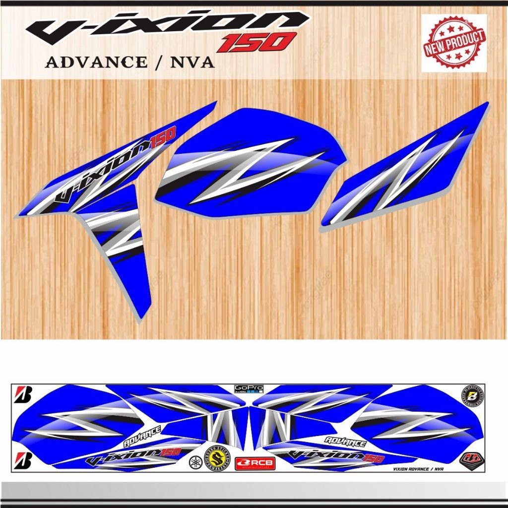 STRIPING POLET VIXION NVA 150 VARIASI STRIPING VIXION NEW VARIASI