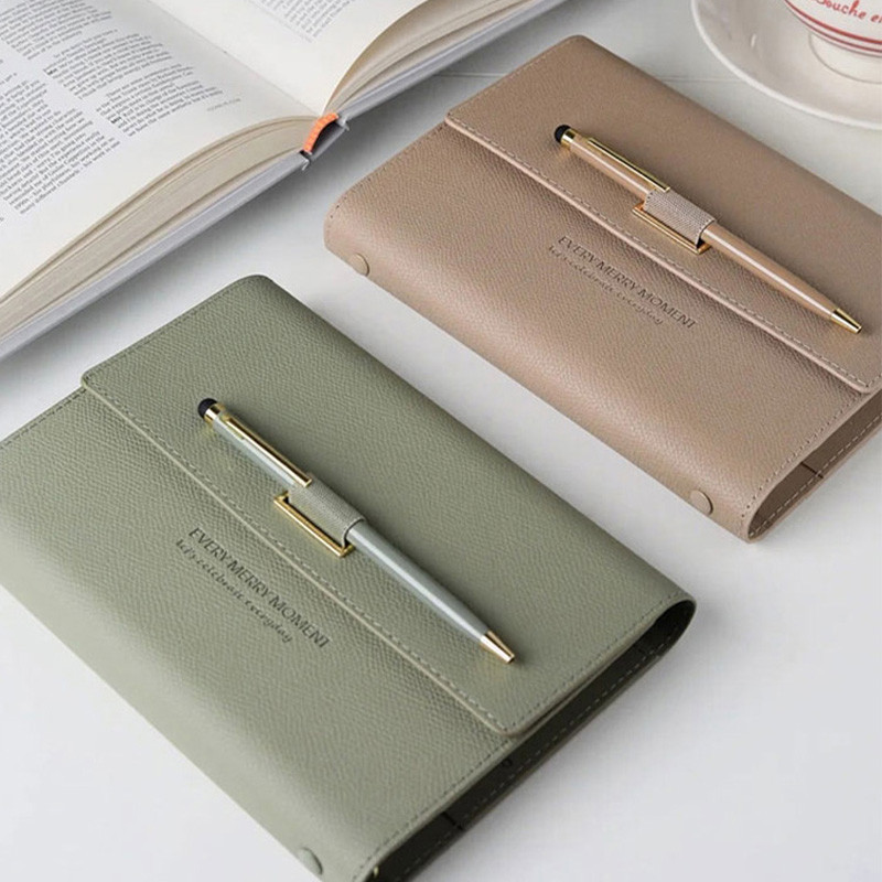 

C6 PU Leather Loose-leaf Notebook Journal Diary Planner Binder Business Office Notepad with Tassel Notebook School Stationery
