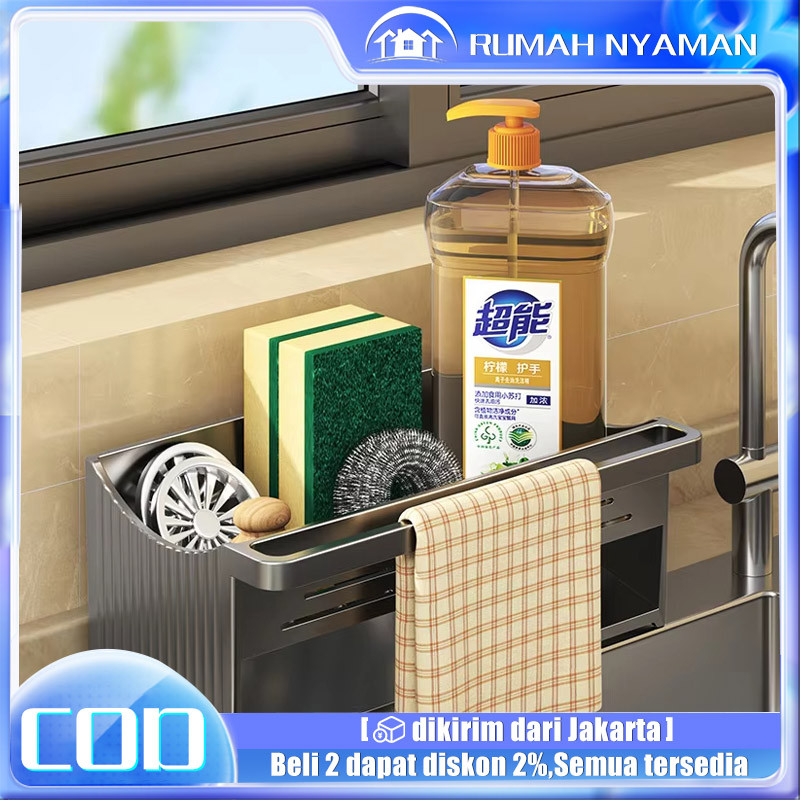 Rak Pengering Sponge Sabun | Rak Cuci Piring | Rak Dinding Wastafel Multifungsi Plastik
