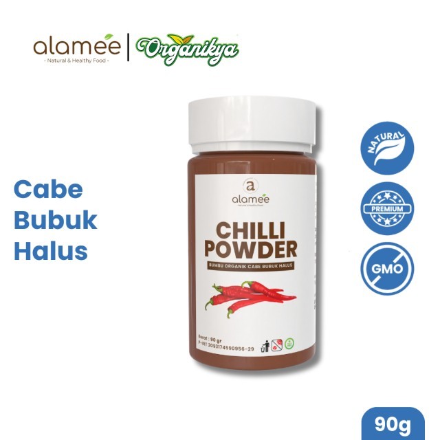 

Bumbu Cabe Cabai Bubuk Kering Halus Pedas Chilli Seasoning Powder Cabai Rempah Murni Asli Dapur 50g organikya