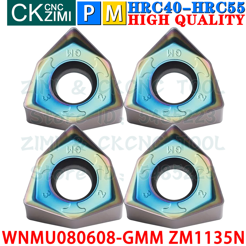 

WNMU080608-GMM ZM1135N WNMU 080608 Carbide Insert Fast Feed Milling Inserts MFWN90 CNC Indexable Heavy Face Cutting Milling Tool