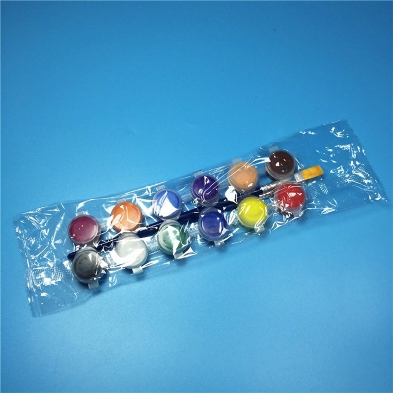 

6 Color/12 Color Washable Acrylic Paint with Brush Kids Art Painting Set