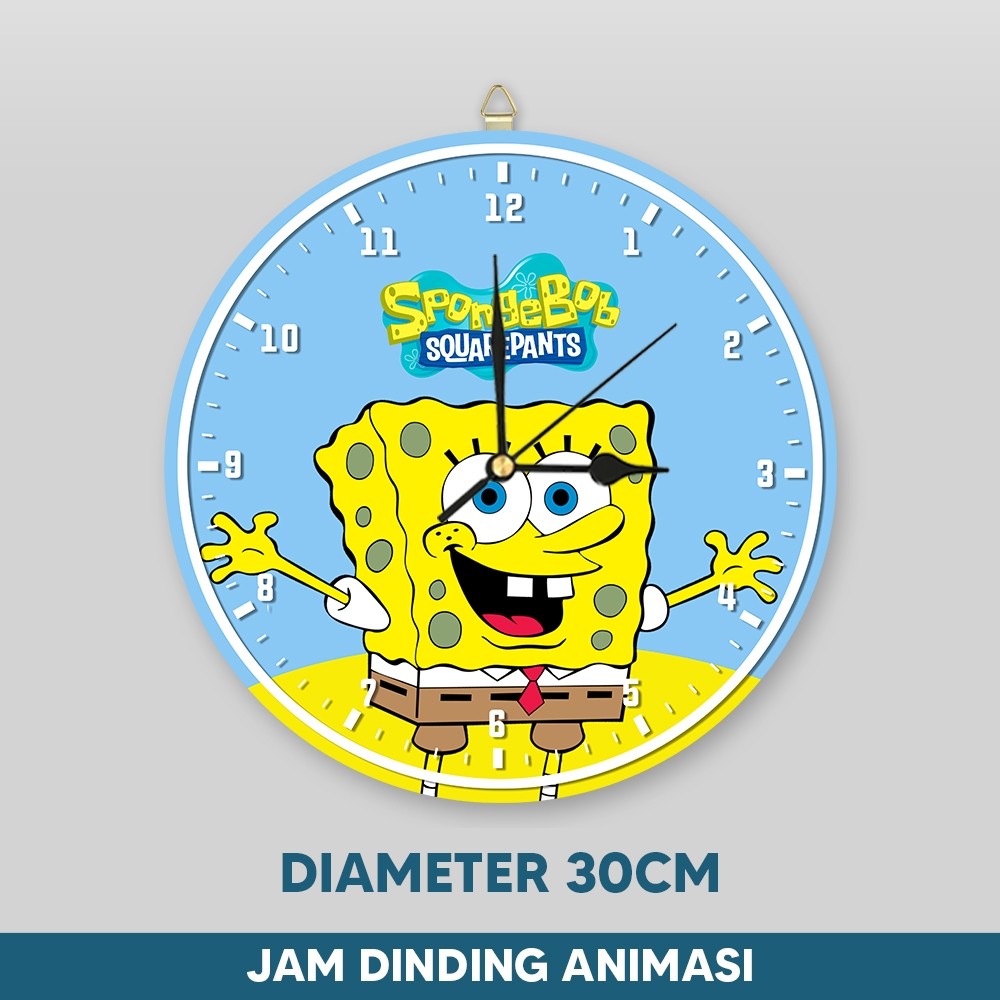 Jam Dinding Spongebob