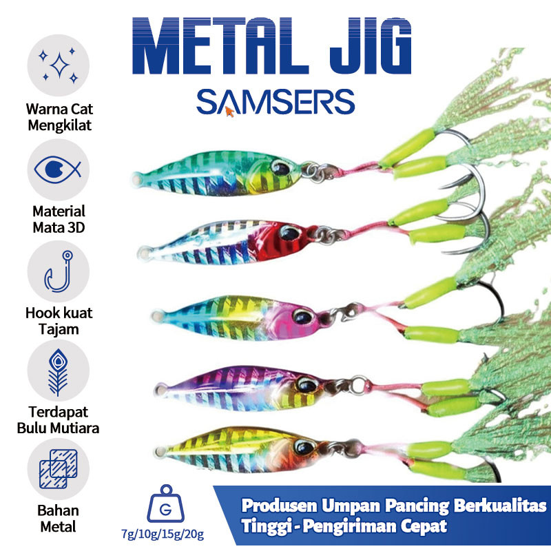 micro jig 10g micro jig 10 gram micro jig 7g micro jig 15g 20g metal jig kiler umpan jig umpan casti