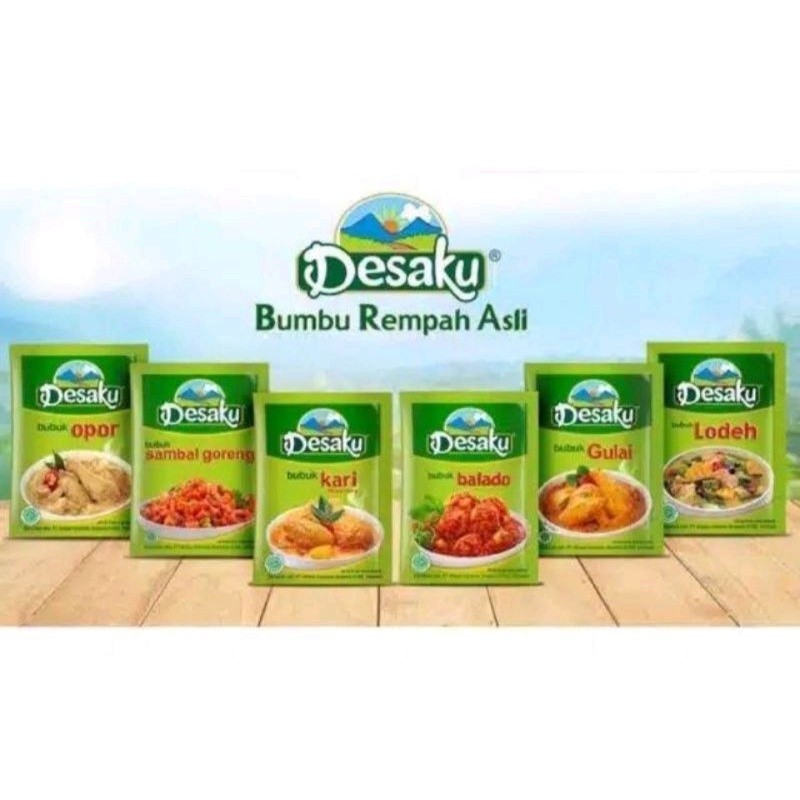 

Desaku Seasoning Bumbu Instant 6 Varian 12,5 gr - BEST Fresh Food