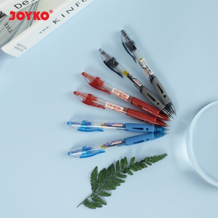 

1 PAK / 12 PCS Ballpoint Gel Pen Joyko GP-265 Q Gel - Biru