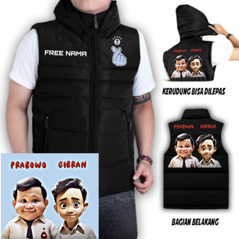 JAKET PRABOWO GIBRAN GEMOY