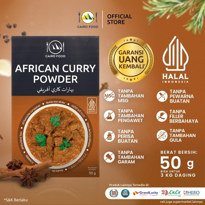 

NEW Bumbu African Curry Powder - Cairo Food