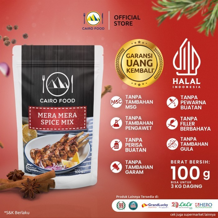 

NEW Bumbu Mera Mera Spice Mix Cairo Food - 100 Gram