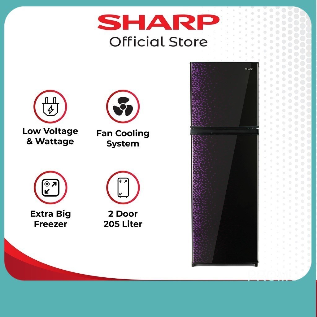 Sharp SJ-236MG-GB Kulkas 2 Pintu