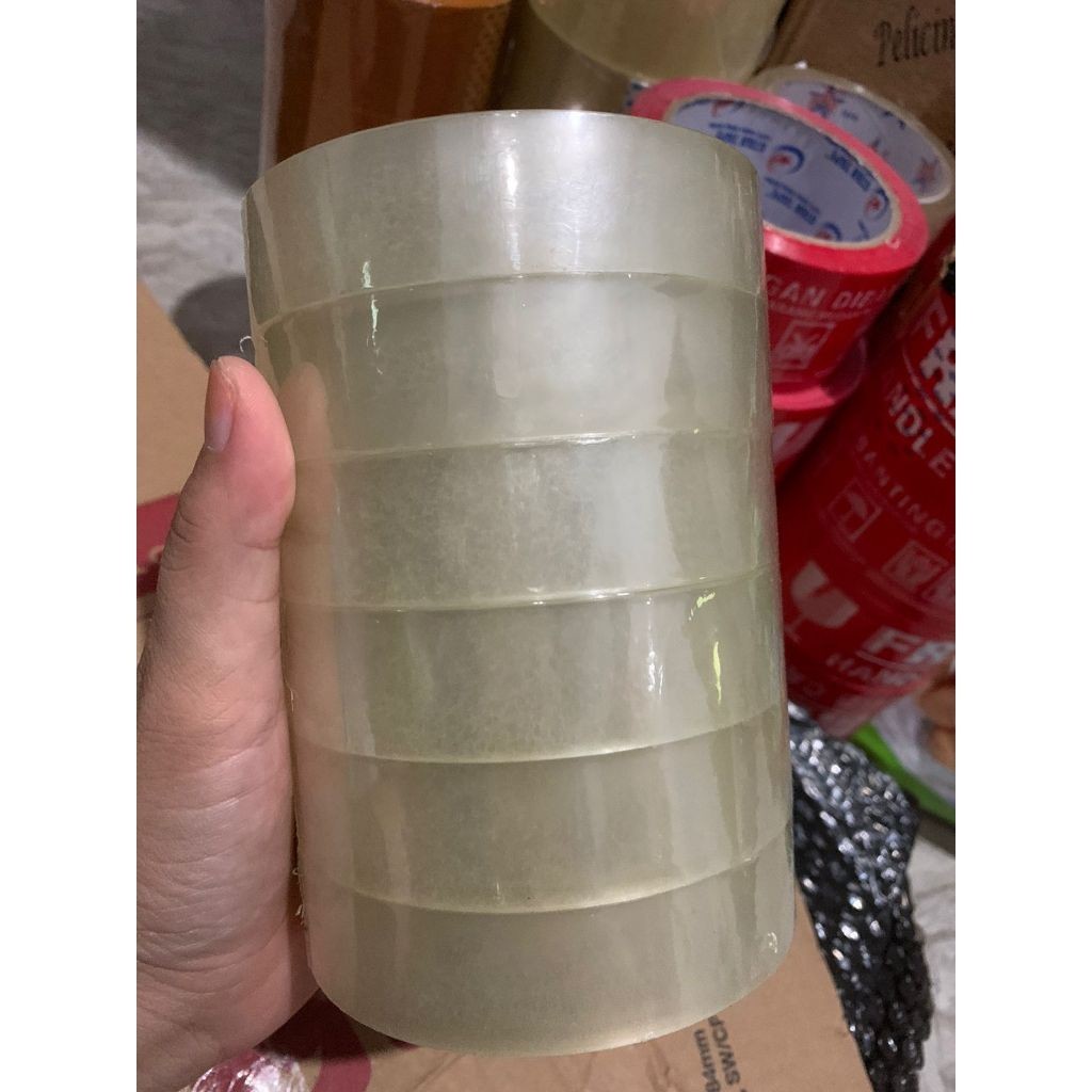

LAKBAN BENING OPP 24 mm (PER 6 PCS) STAR TAPE 1 INCH
