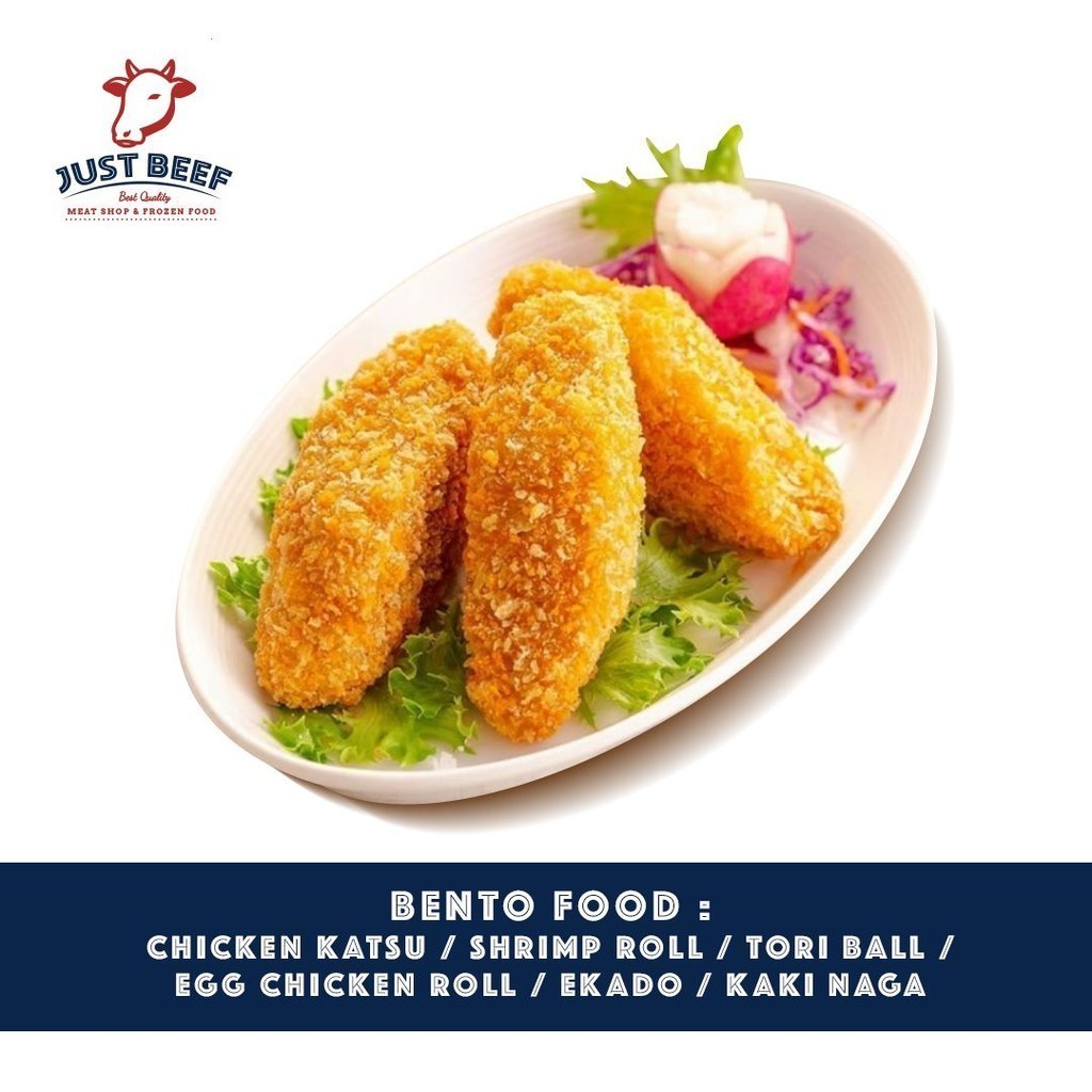 

Bento Frozen Food - Shrimp Roll / Tori Ball / Egg Chicken Roll / Ekado / Kaki Naga