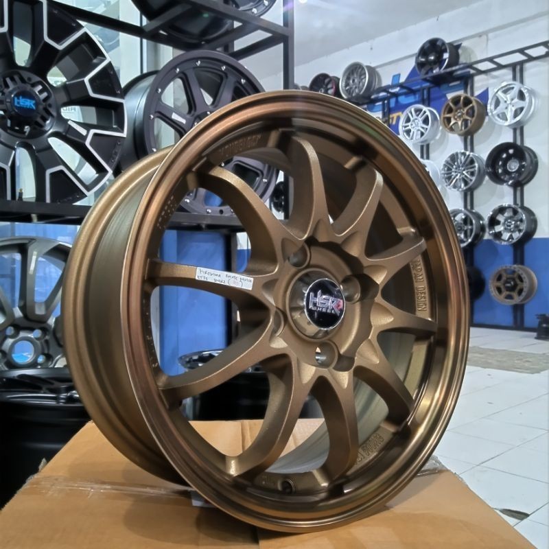 Velg Mobil Pelek Racing Ce28 Ring 14 Hsr Hiroshima Pcd 4x100