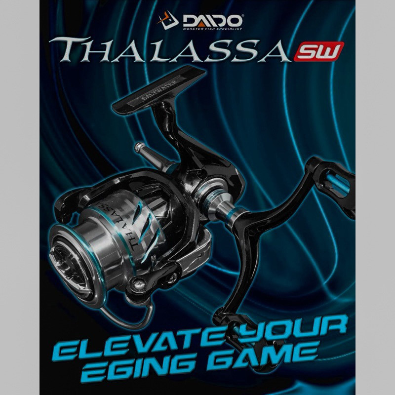 PROMO TERBATAS Reel Pancing spinning DAIDO THALASSA HS SW, GREY HOUND, DAIDO DARK KNIGHT & TALISMAN
