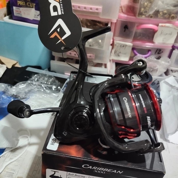 PROMO TERBATAS REEL PANCING DAIDO CARIBBEAN 3000HS DOUBLE SPOOL POWER HANDLE - Orange, 3000